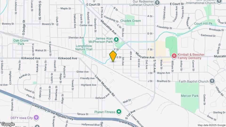 1029 6th Ave Map and Location Details