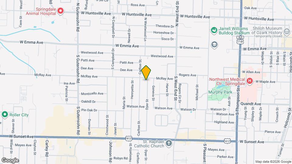 400 Dyer St Map and Location Details