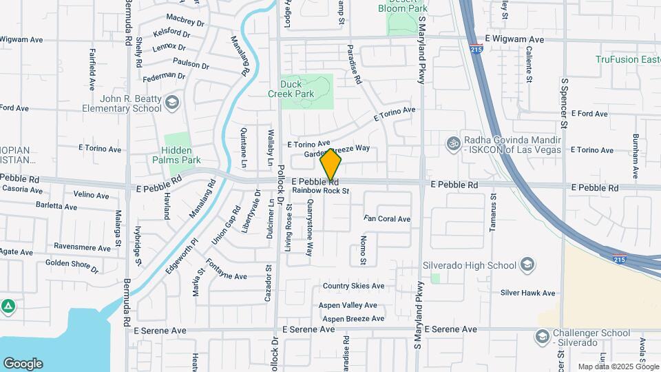 956 Rainbow Rock St Map and Location Details