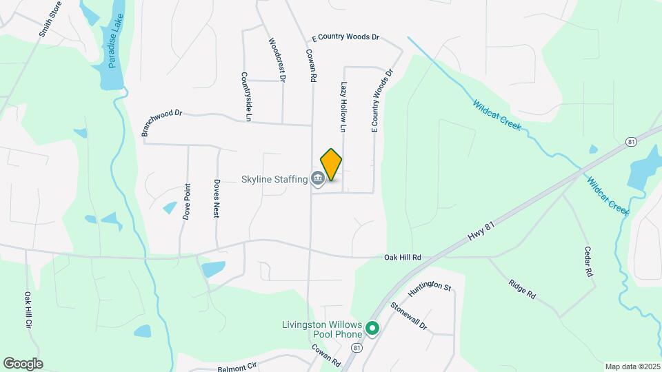 25 E Country Woods Dr Map and Location Details