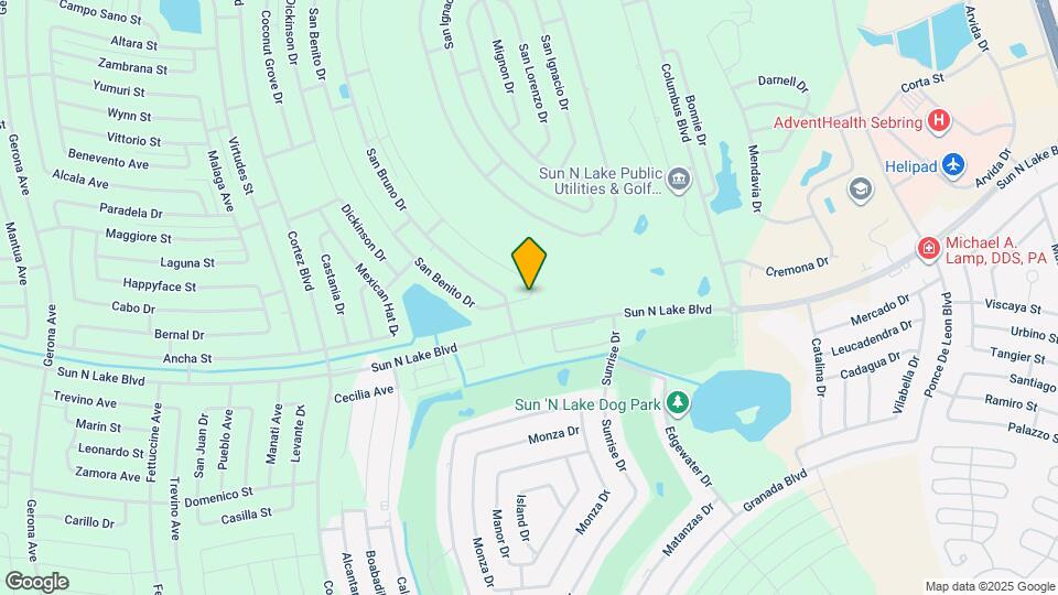 5380 Pebble Beach Dr Map and Location Details