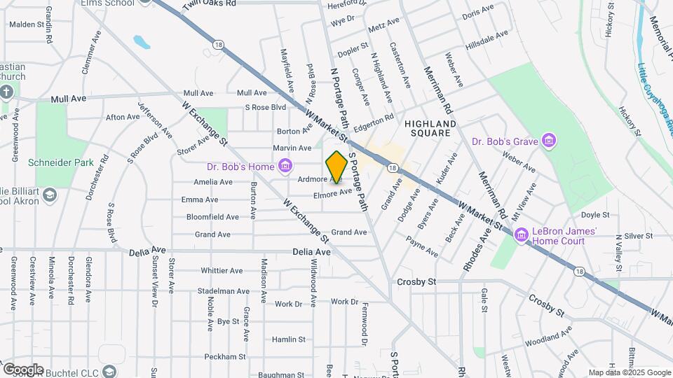 829 Elmore Ave Mapa y Detalles de la Ubicación