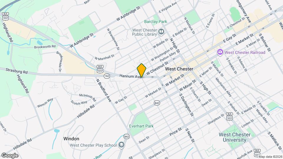 126 N Wayne St Map and Location Details