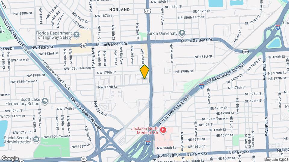 201 NW 177th St Map and Location Details