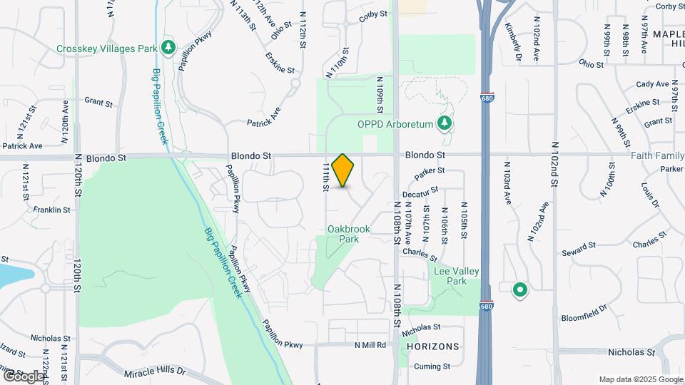 1734 N 110th Ave Cir Map and Location Details