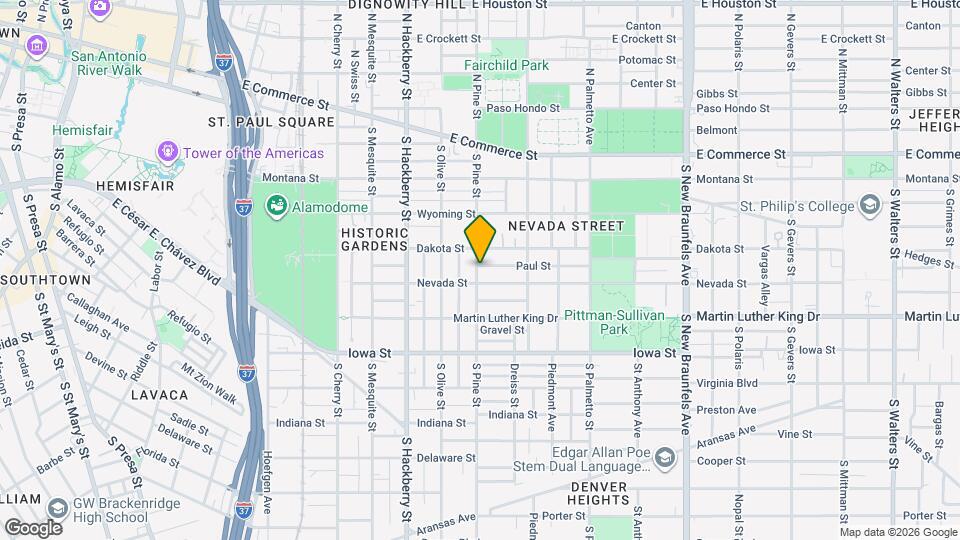 102 Paul St Mapa y Detalles de la Ubicación