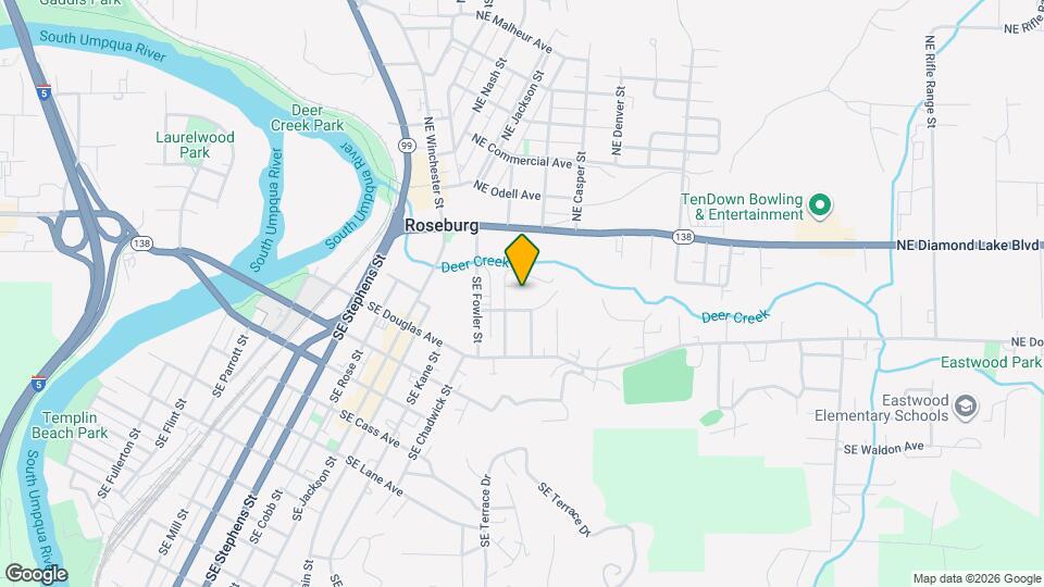 1364 SE Court St Map and Location Details