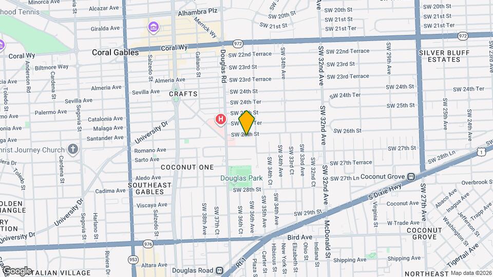 3630 SW 26th St Map and Location Details