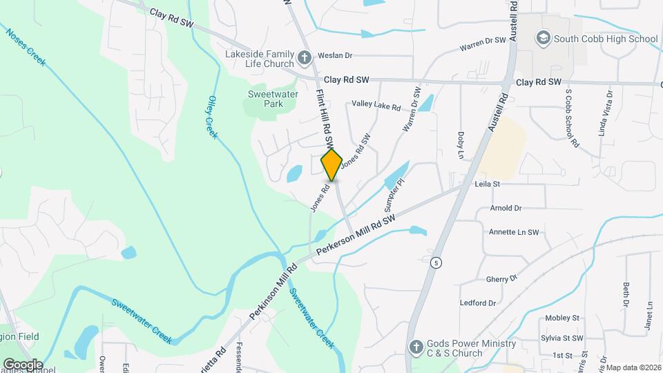5180 Flint Hill Rd SW Mapa y Detalles de la Ubicación