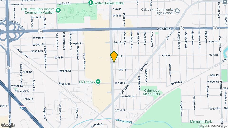 9729 Ridgeland Ave Map and Location Details