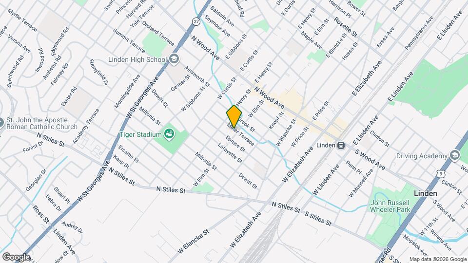 400 W Elm St, Unit 1 Map and Location Details