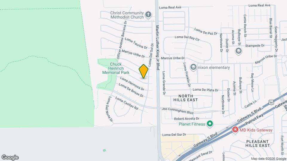 4365 Loma De Oro Dr Map and Location Details