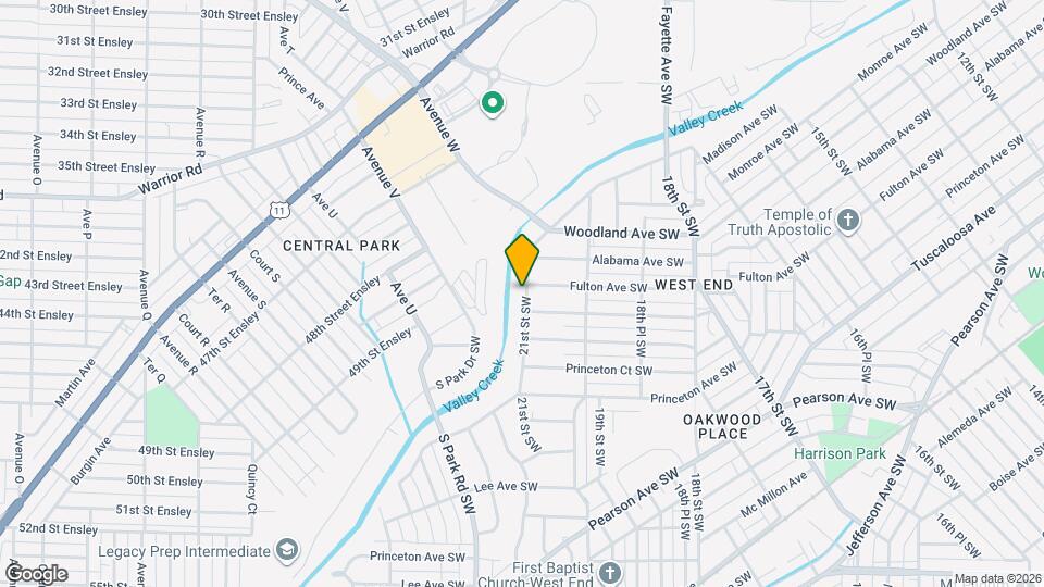 436 21st St SW Map and Location Details