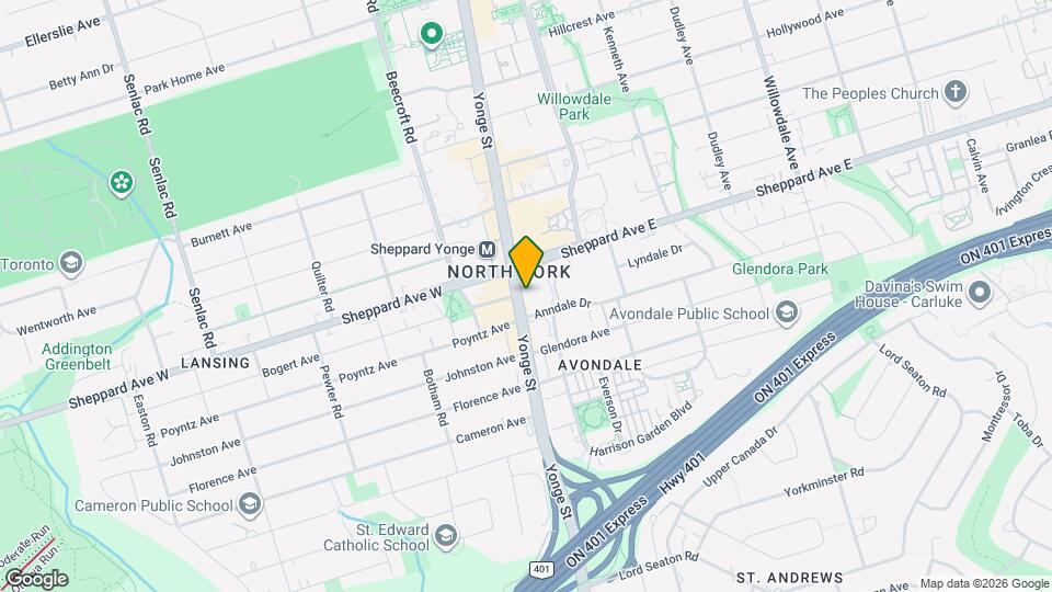 4779 Yonge St, Unit SI ID1531076P Map and Location Details
