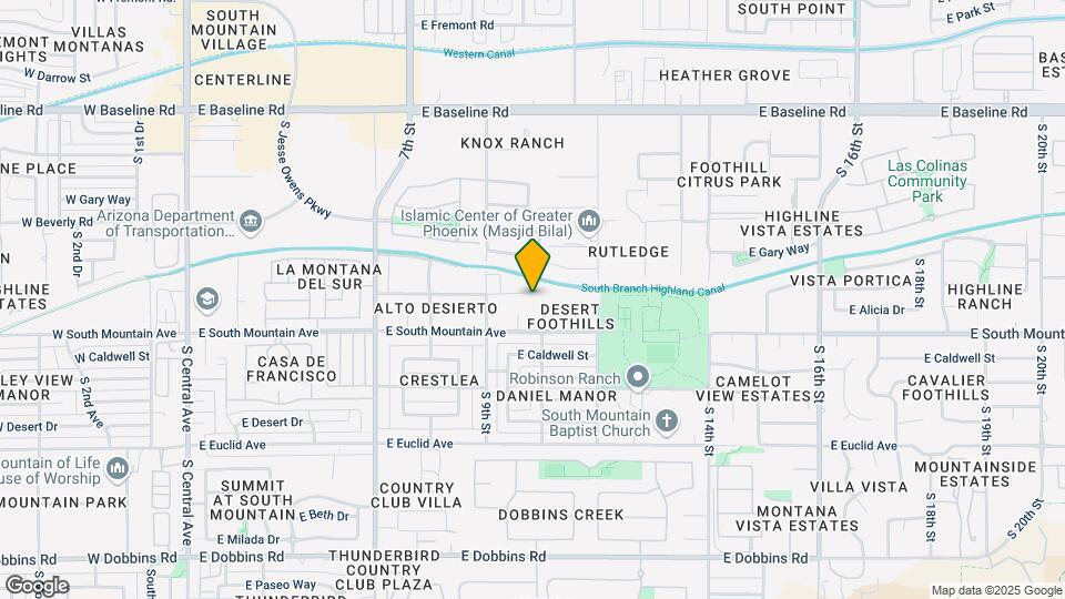 949 E Desert Ln Map and Location Details