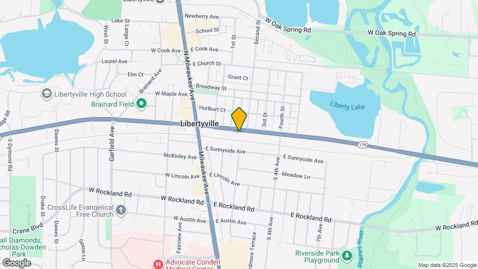 317 E Park Ave Map and Location Details