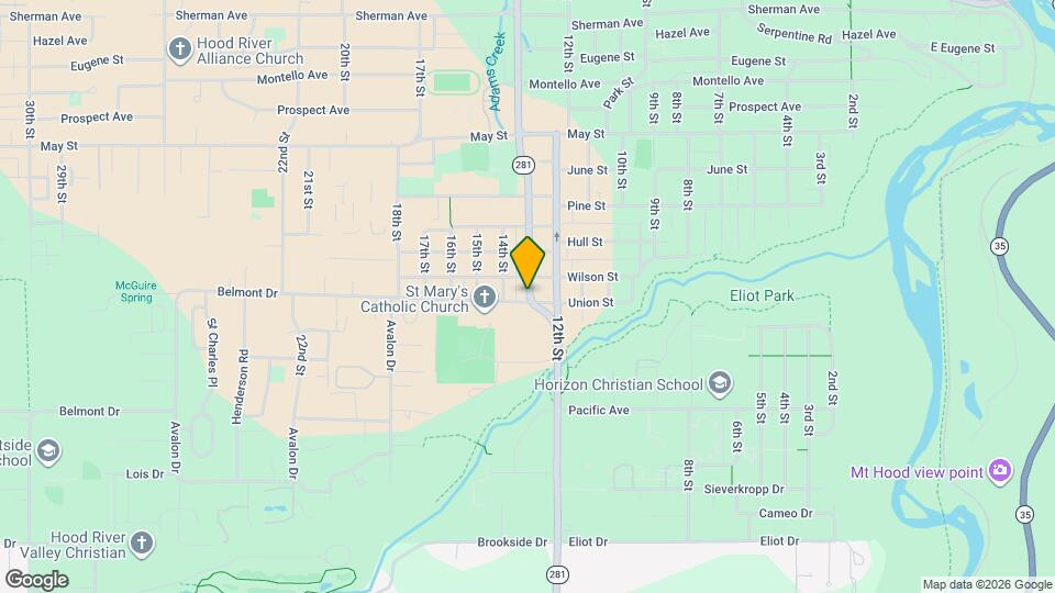 1320 Belmont Ave Map and Location Details