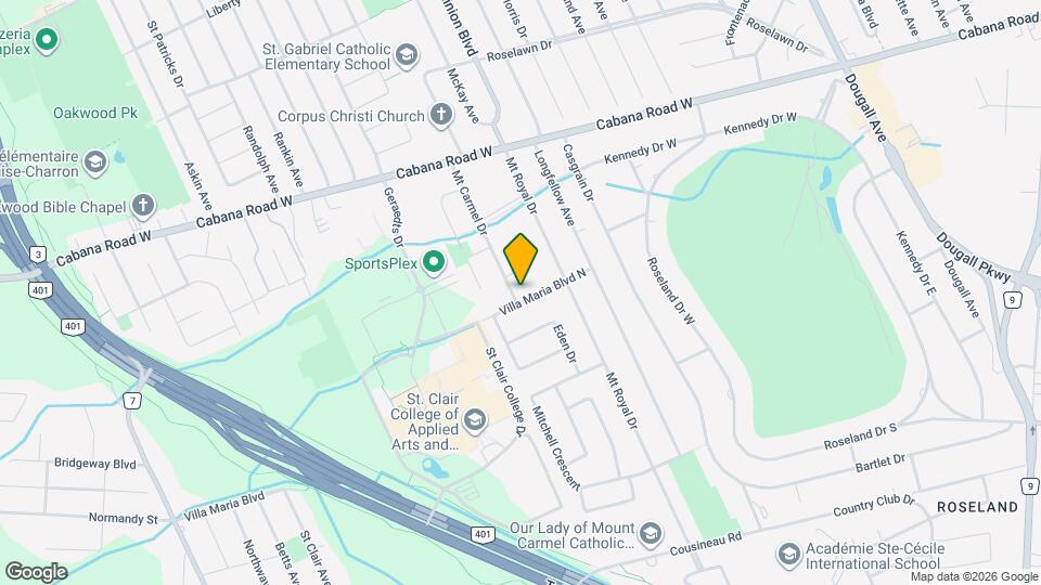 1548 Villa Maria Blvd N Map and Location Details