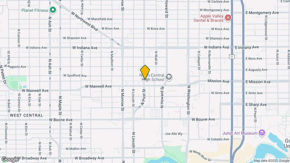 1514 N Post St Map and Location Details