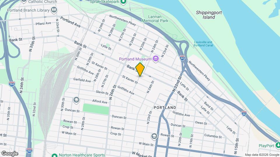 451 N 25th St Map and Location Details