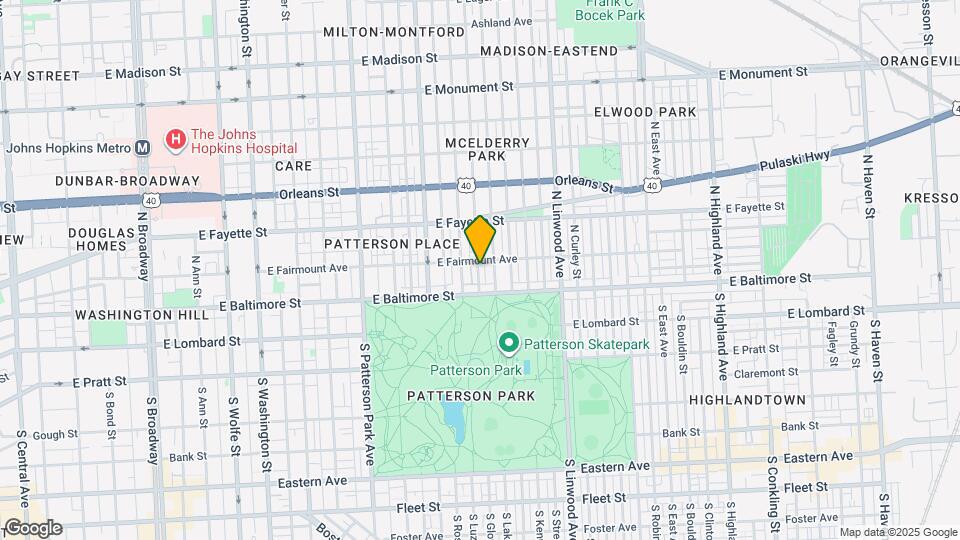 27 N Glover St Map and Location Details