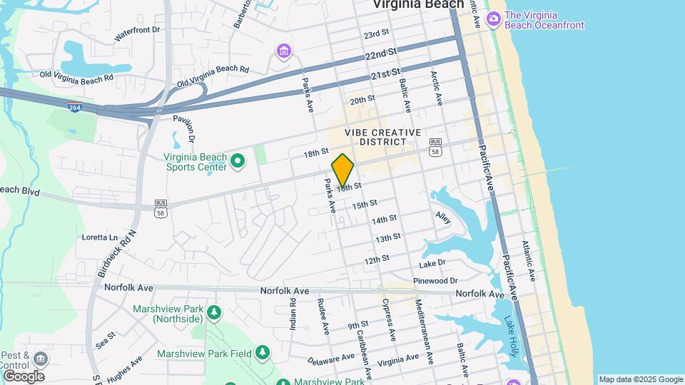 722 16th St Map and Location Details