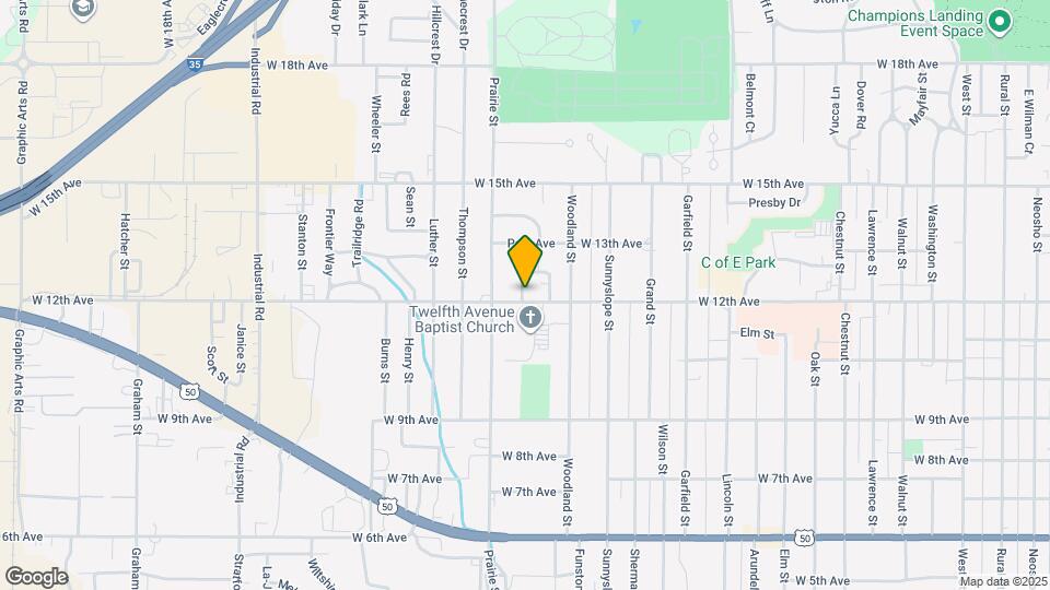 1208 Beverly St, Unit A Map and Location Details