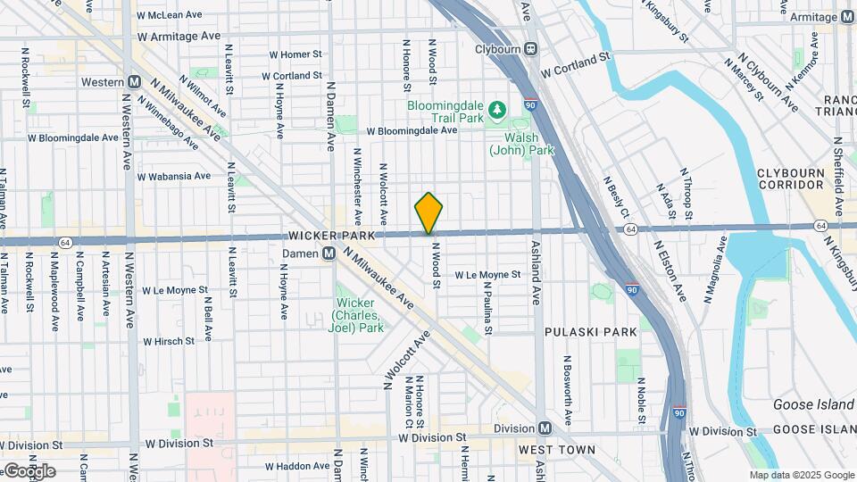 1807 W North Ave Map and Location Details
