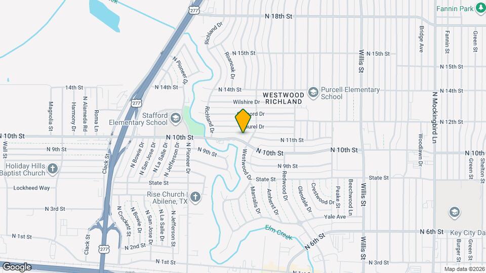4008 N 10th St Map and Location Details