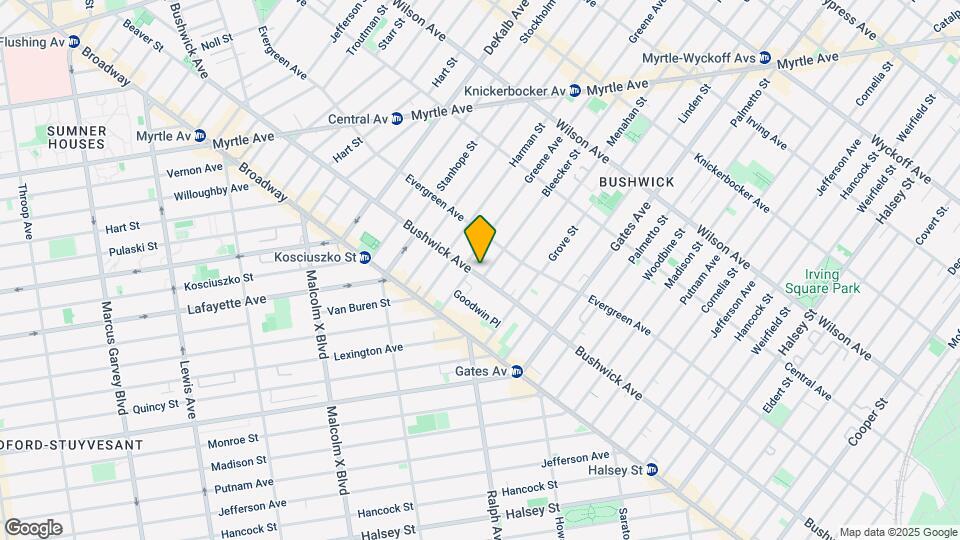 937 Bushwick Avenue Map and Location Details