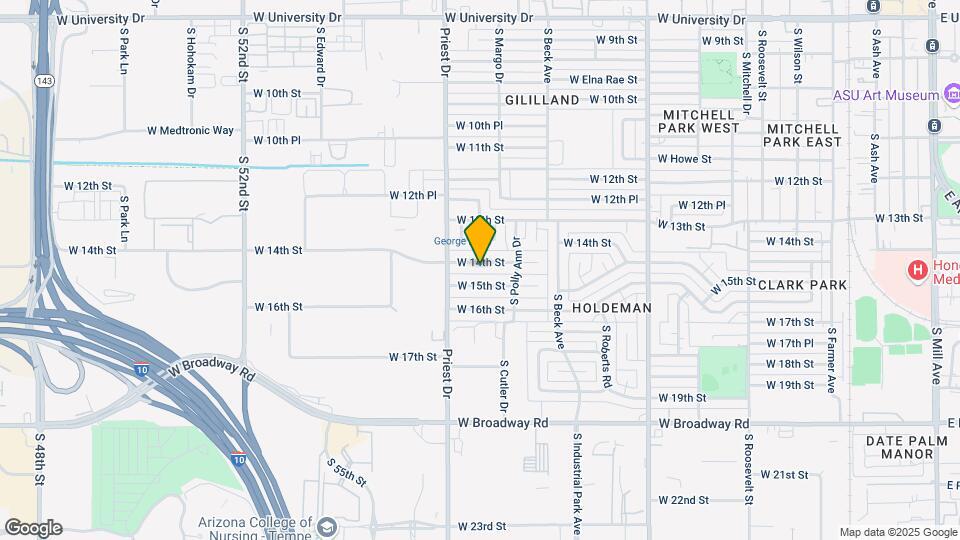 1351 W 14th St Map and Location Details