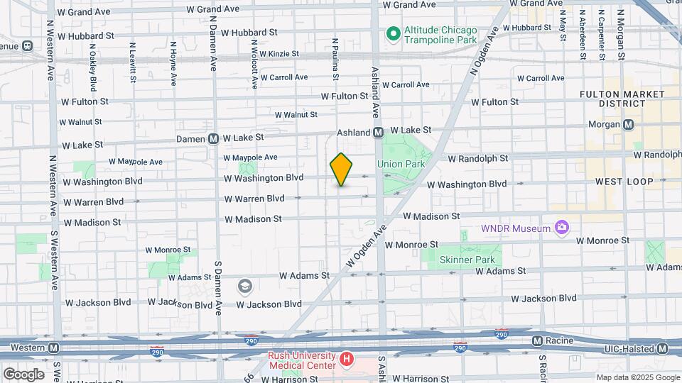 35 N Paulina St Map and Location Details