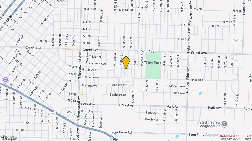 701 N 34th St Map and Location Details