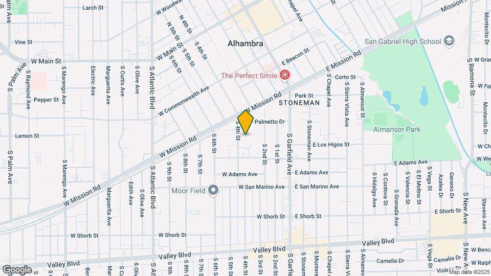 826 S 4th St Map and Location Details