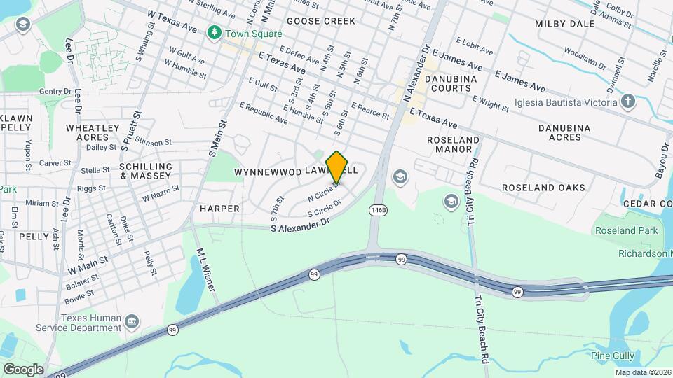 602 N Circle Dr Map and Location Details