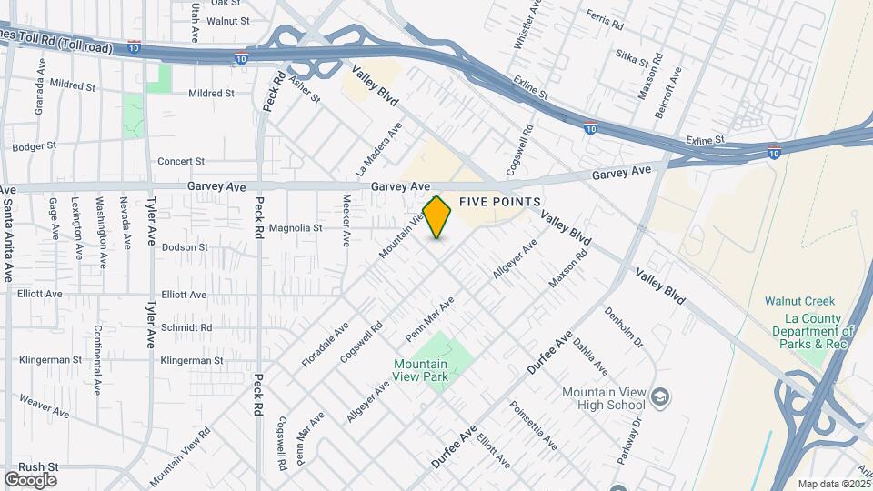 11937 Magnolia St Map and Location Details