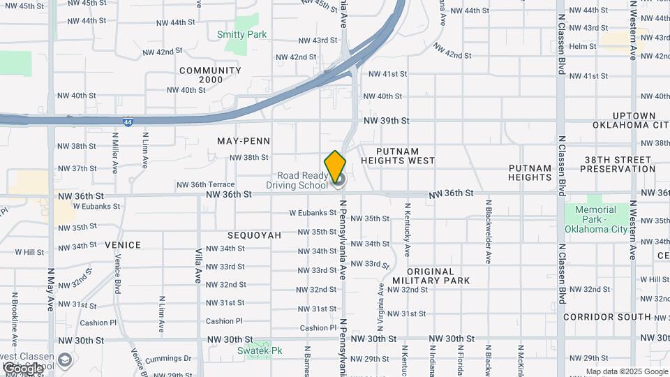 2109 NW 36th St Map and Location Details