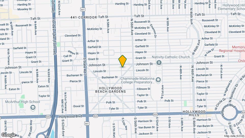 5647 Lincoln St Map and Location Details