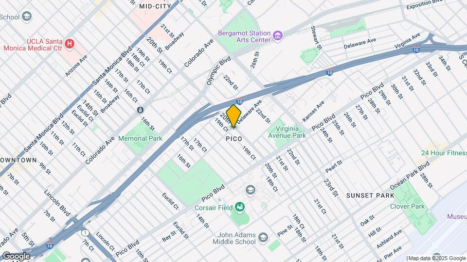 1900 20th St Map and Location Details