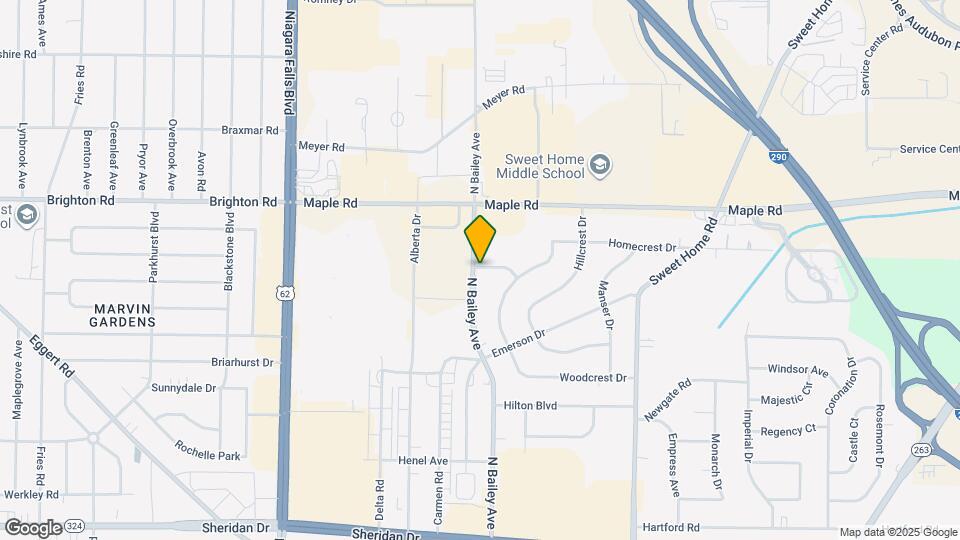 4911 N Bailey Ave Map and Location Details