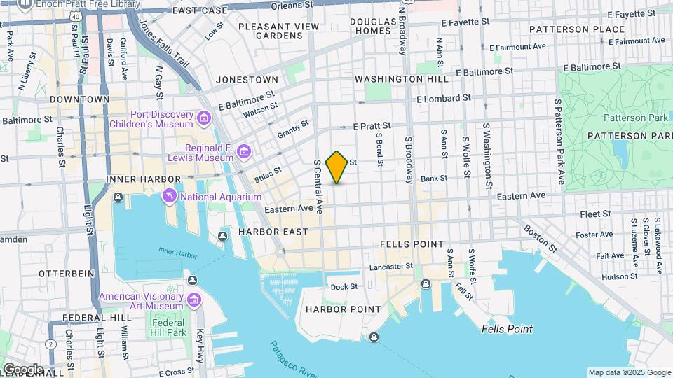 401 S Eden St Map and Location Details