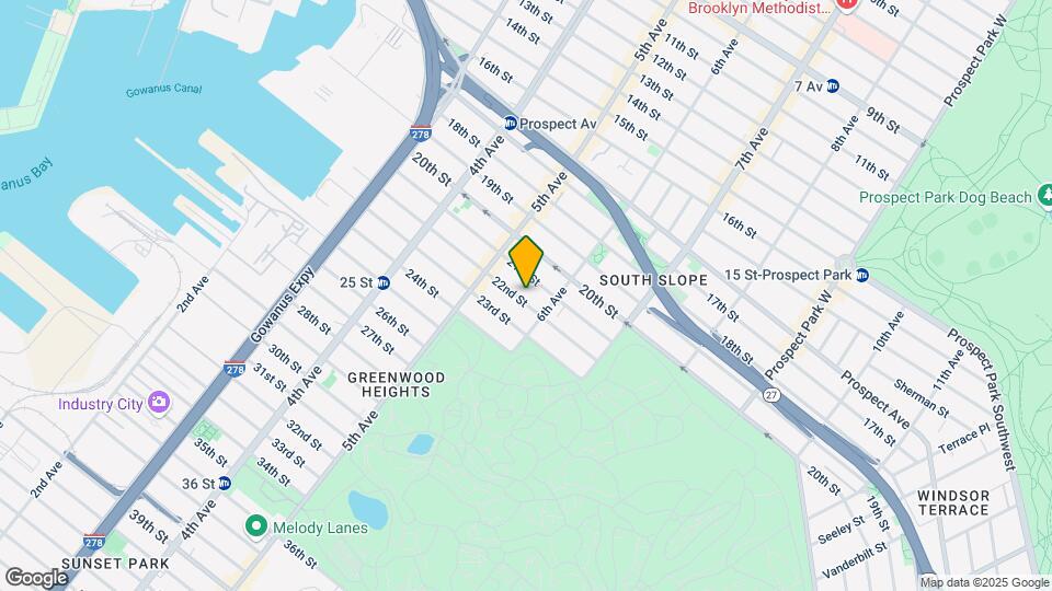 279 22nd St Map and Location Details