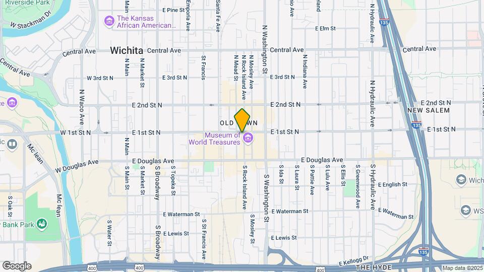 151 N Rock Island St Map and Location Details