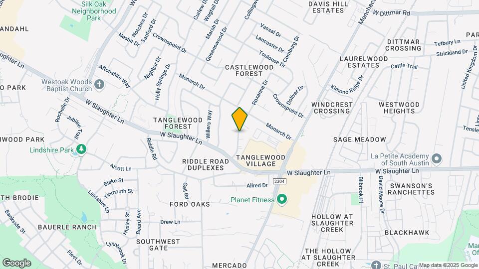 9802 Roxanna Dr-Unit -1 Map and Location Details