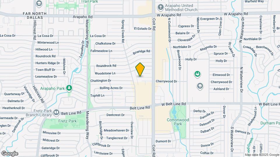 7909 Habersham Ln Map and Location Details