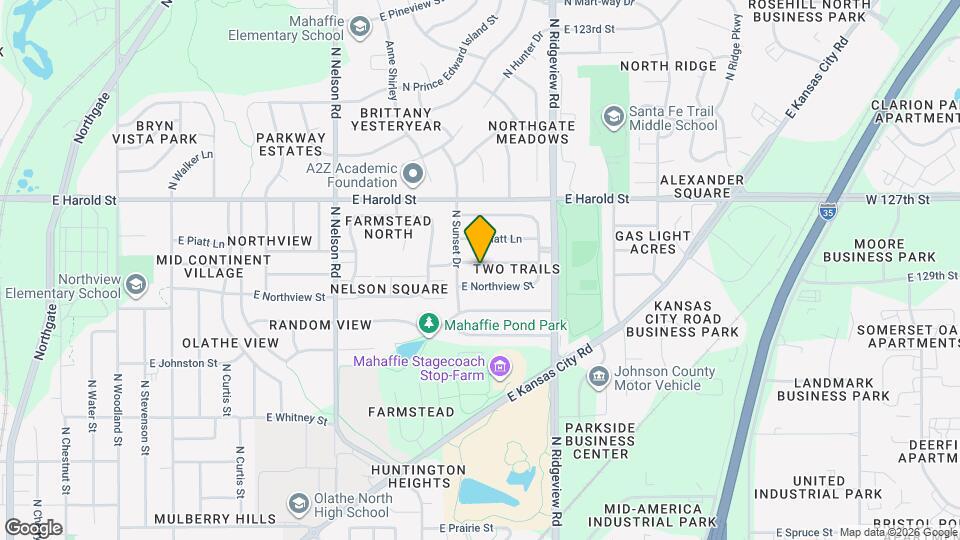 1013 E Layton Dr Map and Location Details