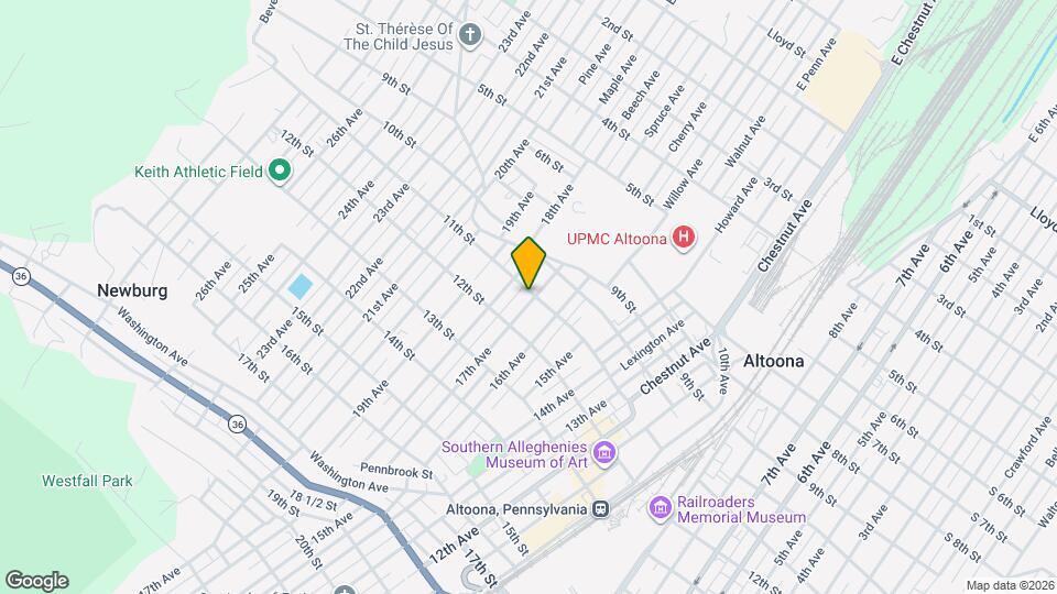 1102 17th Ave Map and Location Details