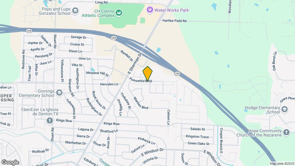 1610 Poinsettia Blvd Map and Location Details