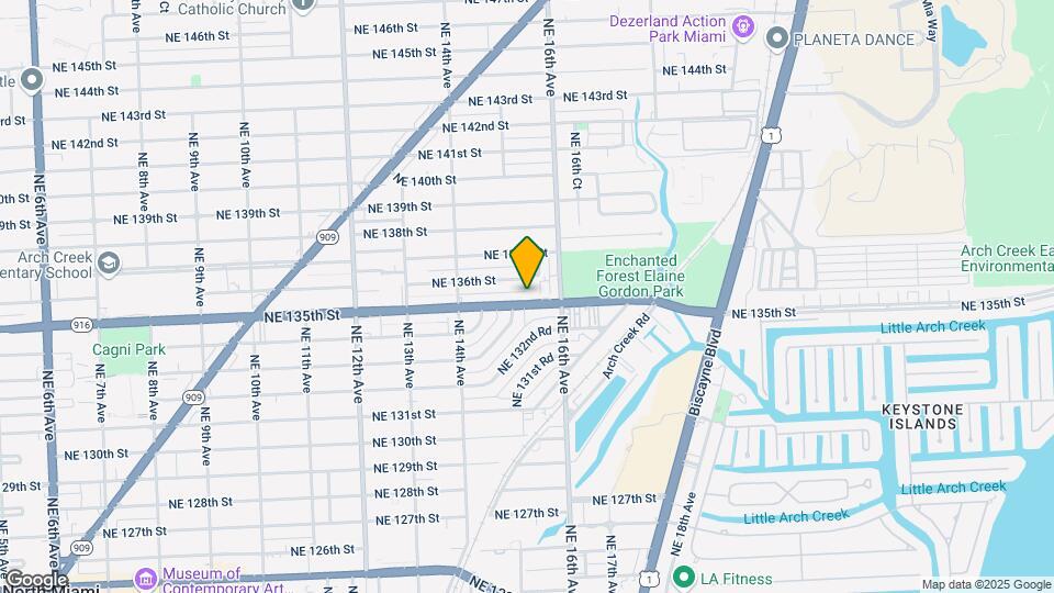 1525 NE 135th St-Unit -01 Map and Location Details