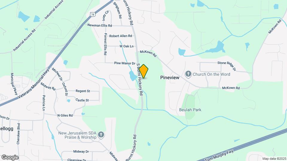 1438 S Burnt Hickory Rd Map and Location Details